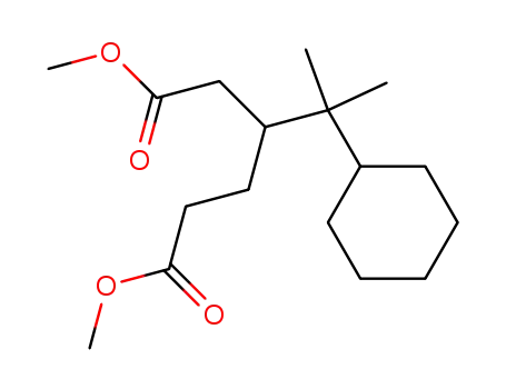 4-(1-Methyl-1-cyclohexyl-ethyl)-adipinsaeure-dimethylester