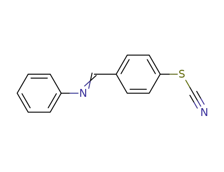 N-<4-Rhodan-benzyliden>-anilin