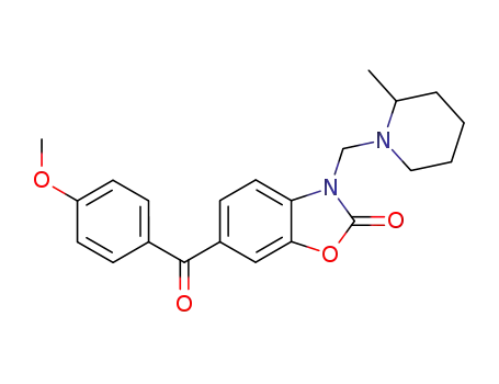 6-(4-Methoxybenzoyl)-3-((2-methyl-1-piperidinyl)methyl)-2(3H)-benzoxazolone