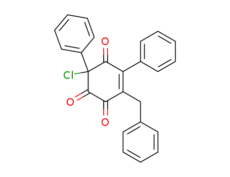 1-Chlor-1.3-diphenyl-4-benzyl-cyclohexen-<sup>(3)</sup>-trion-(2.5.6)