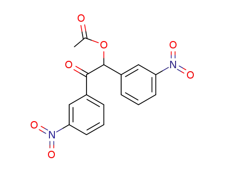 Acetic acid 1,2-bis-(3-nitro-phenyl)-2-oxo-ethyl ester