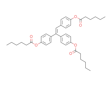 1,1,2-Tris-<p-hydroxy-phenyl>-aethylen-tricapronat