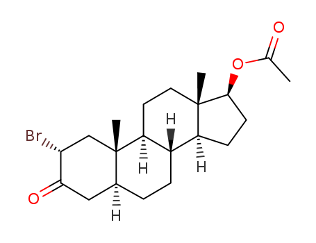 17b-Acetoxy-2a-bromo-5a-androstanone