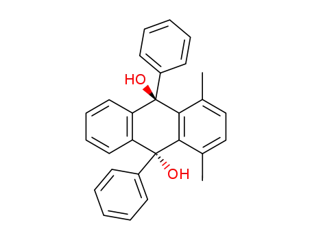 trans-9,10-Dihydroxy-1,4-dimethyl-9,10-diphenyl-9,10-dihydroanthracen
