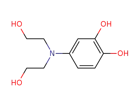 Molecular Structure of 802830-84-8 (Ethanol, 2,2-[(3,4-dihydroxyphenyl)imino]di- (8CI))