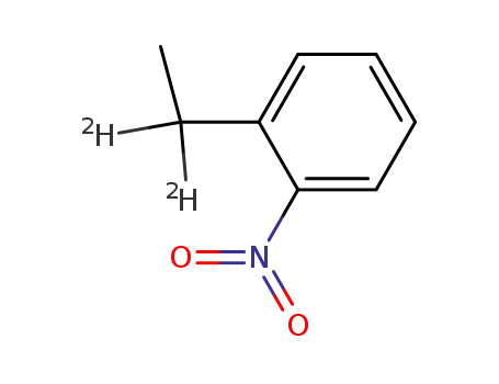 Molecular Structure of 150713-41-0 (1-(1-2H<sub>2</sub>)ethyl-2-nitrobenzene)