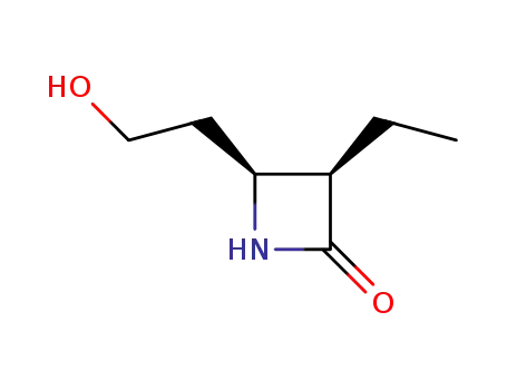 (3R*,4R*)-3-ethyl-4-(2-hydroxyethyl)azetidin-2-one