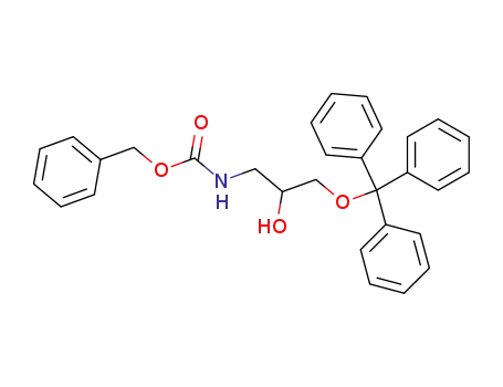 (2-Hydroxy-3-trityloxy-propyl)-carbamic acid benzyl ester