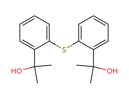 2-[2-[2-(2-hydroxypropan-2-yl)phenyl]sulfanylphenyl]propan-2-ol cas  62750-57-6