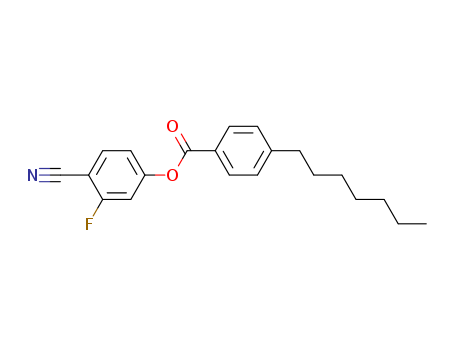 4-cyano-3-fluorophenyl-4-heptylbenzoate