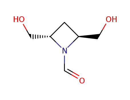 1-아제티딘카르복스알데히드, 2,4-비스(히드록시메틸)-, (2S,4S)-(9CI)