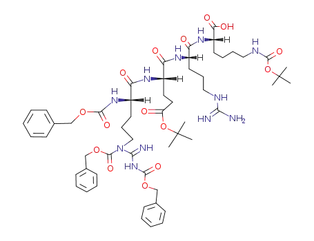 Z-Arg(δ,ω-Z2)-Glu(OtBu)-Arg-Lys(BOC)-OH