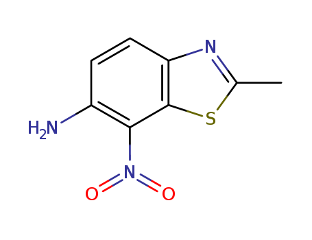 6-Benzothiazolamine,2-methyl-7-nitro- cas  60090-57-5
