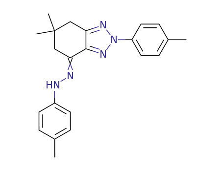 6,6-dimethyl-2-(p-tolyl)-4-(p-tolylhydrazono)-4,5,6,7-tetrahydro-2H-benzo-1,2,3-triazole