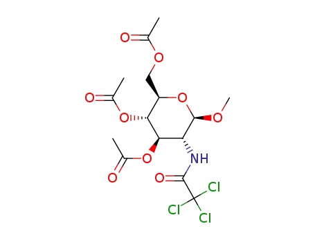 Methyl 3,4,6-tri-O-acetyl-2-deoxy-2-trichloroacetamido-β-D-glucopyranoside