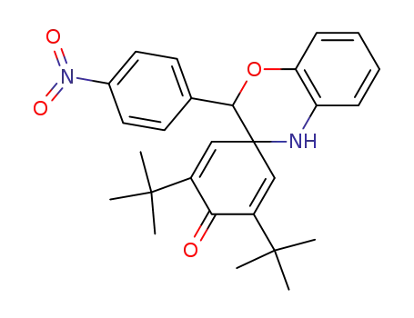 2',6'-ditert-butyl-2-(4-nitrophenyl)-3,4-dihydrospiro(2H-[1,4]benzoxazine-3,4'-[2,5]cyclohexadiene)-1'-one
