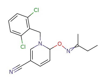 6-(2-Butylideniminooxi)-1-(2,6-dichlorbenzyl)-1,6-dihydro-3-pyridincarbonitril