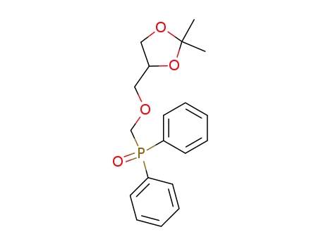 Molecular Structure of 88647-16-9 (Phosphine oxide,
[[(2,2-dimethyl-1,3-dioxolan-4-yl)methoxy]methyl]diphenyl-)