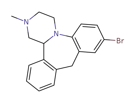 8-Bromo-1,2,3,4,10,14b-hexahydro-2-methyldibenzo[c,f]pyrazino[1,2-a]azepine