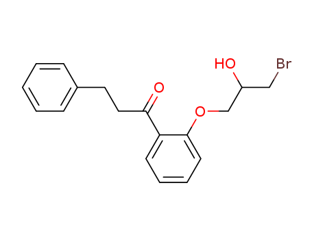 1-[2-(3-Bromo-2-hydroxypropoxy)phenyl]-3-phenyl-1-propanone