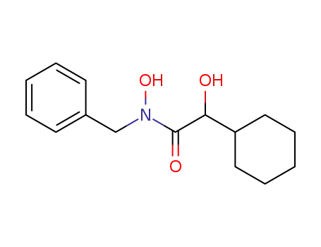 Molecular Structure of 86582-33-4 (N-Benzyl-2-cyclohexyl-2-hydroxyacetohydroxamsaeure)