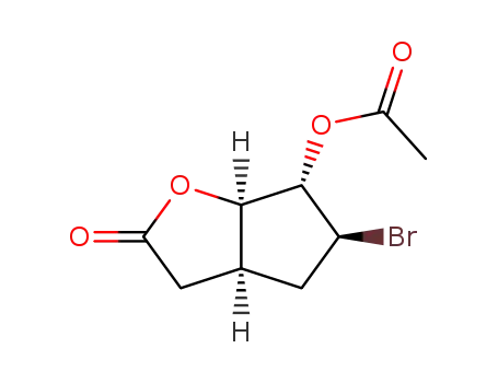 (1R,5R,7S,8S)-8-Acetoxy-7-bromo-2-oxabicyclo[3.3.0]oct-3-one