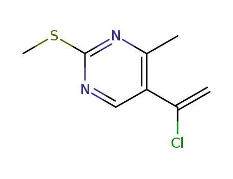 5-(1'-Chlorovinyl)-4-methyl-2-methylthiopyrimidine