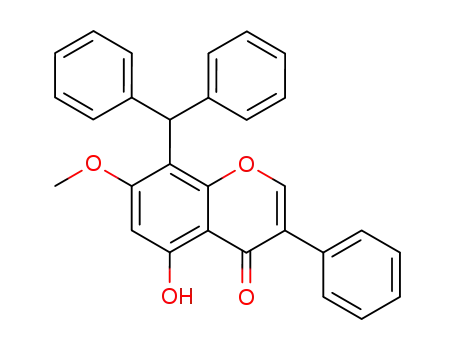 8-Benzhydryl-5-hydroxy-7-methoxy-3-phenyl-chromen-4-one
