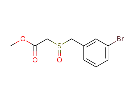 (3-Bromo-phenylmethanesulfinyl)-acetic acid methyl ester