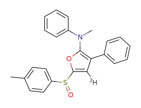2-(Methylphenylamino)-3-phenyl-5-(p-tolylsulfinyl)<4-2H>furan