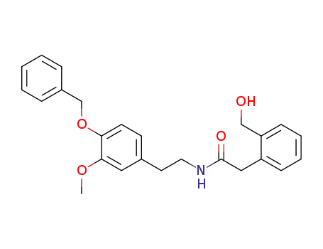 N-<2-(4-benzyloxy-3-methoxyphenyl)-ethyl>-(2-hydroxymethyl)phenylacetamide