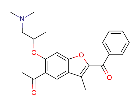 1-[2-Benzoyl-6-(2-dimethylamino-1-methyl-ethoxy)-3-methyl-benzofuran-5-yl]-ethanone