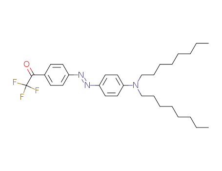 Molecular Structure of 193154-07-3 (4-(DIOCTYLAMINO)-4'-(TRIFLUOROACETYL) AZ)