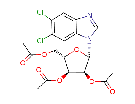 5,6-dichloro-1-(2,3,5-tri-O-acetyl-β-L-ribofuranosyl)benzimidazole