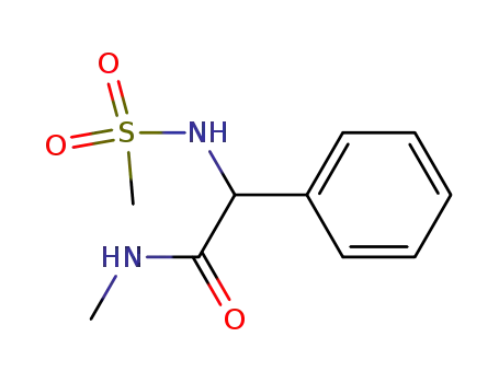 N-Methyl-alpha-[(methylsulfonyl)amino]benzeneacetamide