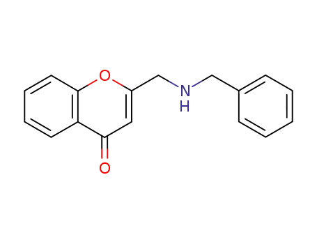 Molecular Structure of 330598-06-6 (N-(chromone-2-yl-methyl)-benzylamine)