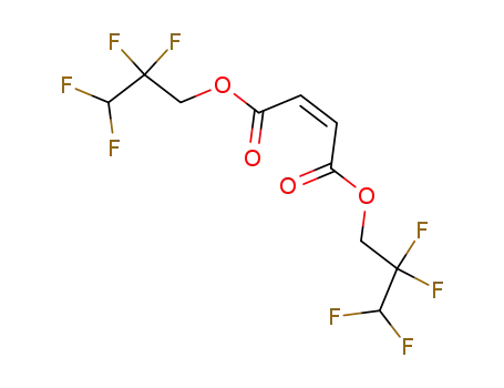 Molecular Structure of 63578-77-8 (bis(1H,1H,3H-tetrafluoropropyl)maleate)