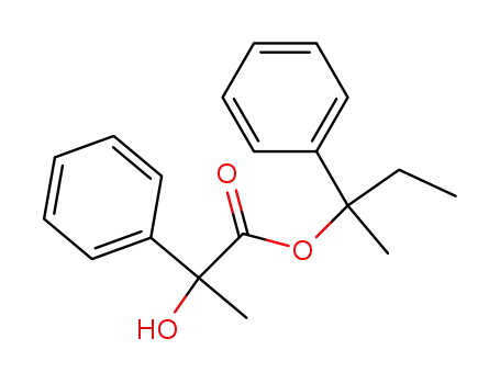 2-Hydroxy-2-phenyl-propionic acid 1-methyl-1-phenyl-propyl ester