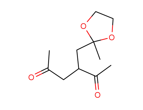 3-<(2-Methyl-1,3-dioxolan-2-yl)methyl>-2,5-hexandion