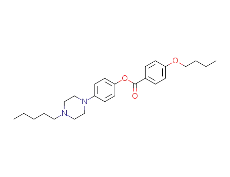 Benzoic acid, 4-butoxy-, 4-(4-pentyl-1-piperazinyl)phenyl ester