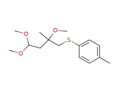 Benzene, 1-methyl-4-[(2,4,4-trimethoxy-2-methylbutyl)thio]-