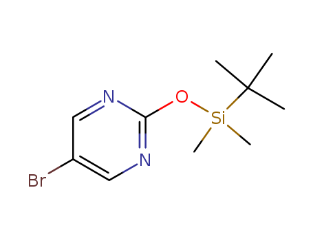 Pyrimidine,5-bromo-2-[[(1,1-dimethylethyl)dimethylsilyl]oxy]-  CAS NO.121519-00-4
