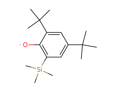 Molecular Structure of 5920-86-5 (Phenoxy, 2,4-bis(1,1-dimethylethyl)-6-(trimethylsilyl)-)