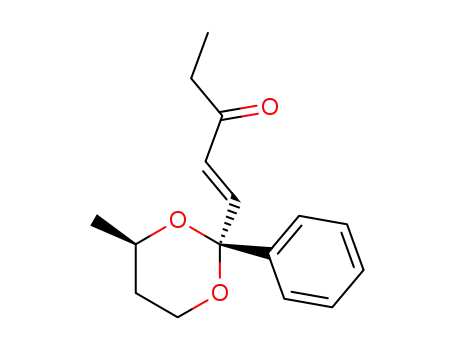 (2R,4R)-4-methyl-2-<3-oxo-(1E)-penten-1-yl>-2-phenyl-1,3-dioxane