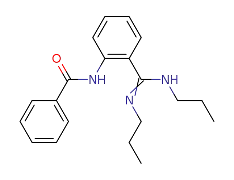 2-benzoylamino-N,N'-dipropylbenzamidine