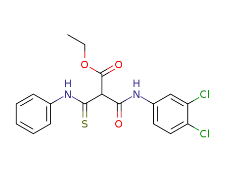 2-Ethoxycarbonyl-2-(3,4-dichlorphenyl-carbamoyl)-thioacetanilid