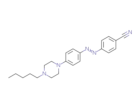 Benzonitrile, 4-[[4-(4-pentyl-1-piperazinyl)phenyl]azo]-, (E)-