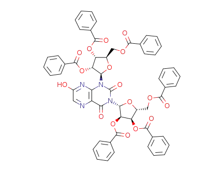 7-Hydroxy-1,3-bis(2,3,5-tri-O-benzoyl-β-D-ribofuranosyl)lumazin