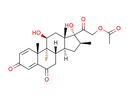 9α-fluoro-11β,17α,21-trihydroxy-16β-methyl-1,4-pregnadiene-3,6,20-trione 21-acetate