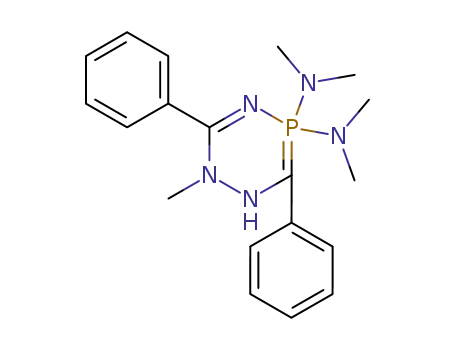 1,2,4,5-Triazaphosphorine,
5,5-bis(dimethylamino)-1,2,5,5-tetrahydro-2-methyl-3,6-diphenyl-